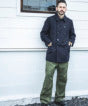 MR.OLIVE /WOOLEN MELTON / CLASIC U.S PEA COAT ミスターオリーブ/ウーレンメルトン / クラシック U.S ピーコート